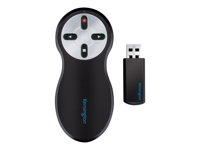 Kensington Si600 Wireless Presenter with Laser Pointer - Presentasjonsfjernstyring - 4 knapper - RF - svart 33374EU