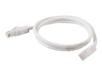 C2G Cat6 Booted Unshielded (UTP) Network Patch Cable - Koblingskabel - RJ-45 (hann) til RJ-45 (hann) - 3 m - UTP - CAT 6 - formstøpt, uten hindringer, flertrådet - hvit 83489