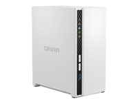QNAP TS-233 - NAS-server - 2 brønner - 4 TB - SATA 6Gb/s - HDD 2 TB x 2 - RAID 0, 1, JBOD - RAM 2 GB - Gigabit Ethernet - iSCSI støtte TS-233+2XST2000VN003