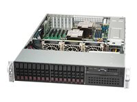 Supermicro Mainstream SuperServer 221P-C9R - rackmonterbar - ingen CPU - 0 GB - uten HDD SYS-221P-C9R