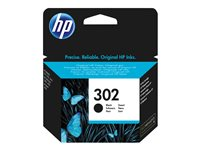 HP 302 - 3.5 ml - svart - original - blekkpatron - for Deskjet 11XX, 21XX, 36XX; Envy 451X, 452X; Officejet 38XX, 46XX, 52XX F6U66AE#UUS
