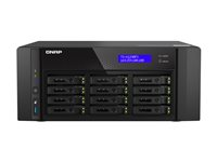 QNAP TS-h1290FX - NAS-server - 12 brønner - SATA 6Gb/s / PCIe (NVMe) / U.2 - RAM 128 GB - 25 Gigabit Ethernet / 2.5 Gigabit Ethernet - iSCSI støtte TS-H1290FX-7302P-128G