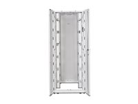 APC NetShelter SX Cabinet with Sides - Rack skap - hvit - 45U - TAA-samsvar AR3355W