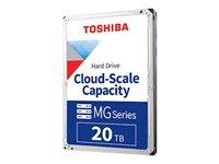 Toshiba MG10 Series MG10SCA20TE - Harddisk - Enterprise - 20 TB - intern - 3.5" - SAS 12Gb/s - 7200 rpm - buffer: 512 MB MG10SCA20TE