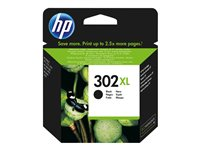 HP 302XL - 8.5 ml - Høy ytelse - svart - original - blekkpatron - for Deskjet 11XX, 21XX, 36XX; Envy 451X, 452X; Officejet 38XX, 46XX, 52XX F6U68AE#301