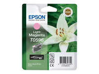 Epson T0596 - 13 ml - lys magenta - original - blister - blekkpatron - for Stylus Photo R2400 C13T05964010