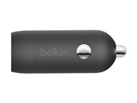 Belkin BoostCharge - Bilstrømadapter - 30 watt - 3 A - Fast Charge, Power Delivery 3.1 (24 pin USB-C) - svart CCA004BT1MBK-B6