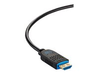 C2G 200ft (61m) C2G Performance Series High Speed HDMI Active Optical Cable (AOC) - 4K 60Hz Plenum Rated - High Speed - HDMI-kabel - HDMI hann til HDMI, 24 pin USB-C - 61 m - svart - plenum, Active Optical Cable (AOC), 4K 60Hz støtte C2G41489