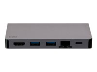 C2G USB C Docking Station with 4K HDMI, USB, Ethernet, and USB C - Power Delivery up to 100W - Dokkingstasjon - USB-C / Thunderbolt 3 - HDMI - 1GbE C2G54457