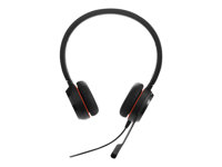 Jabra Evolve 30 II MS stereo - Hodesett - on-ear - kablet - USB-C, USB-A - lydisolerende - Certified for Microsoft Teams 5399-823-369