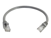 C2G Cat5e Booted Unshielded (UTP) Network Patch Cable - Koblingskabel - RJ-45 (hann) til RJ-45 (hann) - 20 m - UTP - CAT 5e - formstøpt, uten hindringer, flertrådet - grå 83149