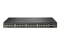 HPE Aruba Networking CX 6200F 48G Class 4 PoE 4SFP 740W Switch - Switch - Max. Stacking Distance 10 km - L3 - Styrt - 48 x 10/100/1000 (PoE+) + 4 x 100/1000 SFP - front og side til bakside - rackmonterbar - PoE+ (740 W) - for CX 6200F 48G Class4 PoE 4SFP 740W Switch S0M85A