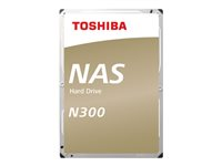 Toshiba N300 NAS - Harddisk - 14 TB - intern - 3.5" - SATA 6Gb/s - 7200 rpm - buffer: 256 MB HDWG21EUZSVA
