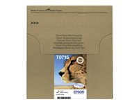 Epson T071 Easy Mail Packaging - 4-pack - 23.9 ml - svart, gul, cyan, magenta - original - boks - blekkpatron - for Stylus DX9400, SX115, SX210, SX215, SX218, SX415, SX515, SX610; Stylus Office BX310, BX610 C13T07154511