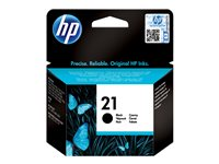 HP 21 - Svart - original - blekkpatron - for Deskjet F2185, F2187, F2210, F2235, F2240, F2275, F2280, F2290, F375, F4175, F4190, F4194 C9351AE#UUQ