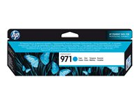 HP 971 - Cyan - original - blekkpatron - for Officejet Pro X451dn, X451dw, X476dn MFP, X476dw MFP, X551dw, X576dw MFP CN622AE