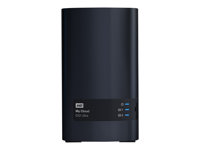 WD My Cloud EX2 Ultra WDBVBZ0160JCH - Personlig skylagringsenhet - 2 brønner - 16 TB - HDD 8 TB x 2 - RAID RAID 0, 1, JBOD - RAM 1 GB - Gigabit Ethernet - iSCSI støtte WDBVBZ0160JCH-EESN