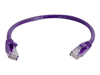 C2G Cat6 Booted Unshielded (UTP) Network Patch Cable - Koblingskabel - RJ-45 (hann) til RJ-45 (hann) - 10 m - UTP - CAT 6 - formstøpt, uten hindringer, flertrådet - purpur 83637