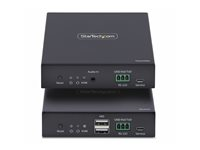 StarTech.com HDMI KVM Extender Over IP Network, 4K 60Hz, Driverless - Transmitter and receiver Kit - video/lyd/USB-utvider - HDMI IH2006-KVM-EXTENDER