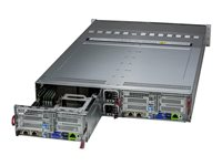 Supermicro BigTwin SuperServer 621BT-DNC8R - rackmonterbar - ingen CPU - 0 GB - uten HDD SYS-621BT-DNC8R