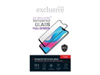 Insmat Exclusive - Skjermbeskyttelse for mobiltelefon - full skjerm - 2.5D - glass - rammefarge svart - for Honor 400 Lite 861-1638