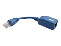 Eaton Tripp Lite Series Cisco Console Rollover Cable Adapter (M/F) - RJ45 to RJ45, Blue, 5 in. - Seriell adapter - RJ-45 (hann) til RJ-45 (hunn) - 12.7 m - CAT 5e/6 - formstøpt - blå N034-05N-BL