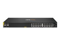 HPE Aruba Networking CX 6000 24p 10M/100M/1G Class4 PoE 4p SFP 1G 370W Switch - switch - 24 porter - Styrt - rackmonterbar R8N87B#ABB