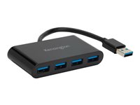 Kensington UH4000 - Hub - 4 x SuperSpeed USB 3.0 - stasjonær K39121EU