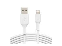 Belkin BoostCharge - Lightning-kabel - Lightning hann til USB hann - 3 m - hvit CAA001BT3MWH
