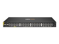 HPE Aruba Networking CX 6000 48p 10M/100M/1G Class4 PoE 4p SFP 1G 740W Switch - switch - 48 porter - Styrt - rackmonterbar R9Y03B