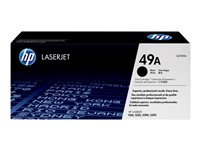 HP 49A - Svart - original - LaserJet - tonerpatron (Q5949A) - for LaserJet 1320, 1320n, 1320nw, 1320t, 1320tn, 3390, 3392 Q5949A