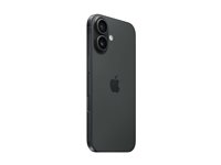 Apple iPhone 16 - 5G smartphone - dobbelt-SIM / Internminne 256 GB - OLED-display - 6.1" - 2556 x 1179 piksler - 2x bakkameraer 48 MP, 12 MP - front camera 12 MP - svart MYEE3QN/A