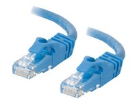 C2G Cat6 Booted Unshielded (UTP) Network Patch Cable - Koblingskabel - RJ-45 (hann) til RJ-45 (hann) - 30 m - UTP - CAT 6 - formstøpt, uten hindringer, flertrådet - blå 83395