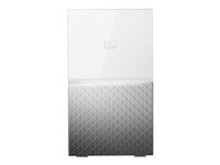 WD My Cloud Home Duo WDBMUT0160JWT - Personlig skylagringsenhet - 16 TB - HDD 8 TB x 2 - Gigabit Ethernet WDBMUT0160JWT-EESN