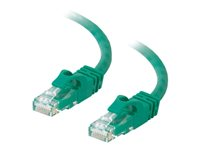 C2G Cat6 Booted Unshielded (UTP) Network Patch Cable - Koblingskabel - RJ-45 (hann) til RJ-45 (hann) - 3 m - UTP - CAT 6 - formstøpt, uten hindringer, flertrådet - grønn 83429