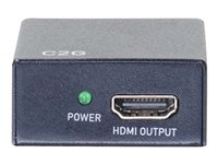 C2G HDMI Inline Extender 4K60 - Video/lyd-forlenger - 19 pin HDMI Type A / 19 pin HDMI Type A - opp til 50 m 82394