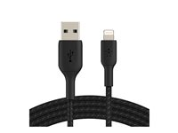 Belkin BoostCharge - Lightning-kabel - Lightning hann til USB hann - 2 m - svart CAA002BT2MBK