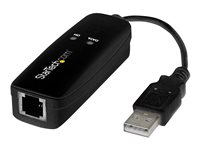 StarTech.com USB 2.0 Fax Modem, 56K External Hardware Dial Up V.92 Modem/Dongle/Adapter, Computer/Laptop Fax Modem, USB to Telephone Jack, USB Data Modem, Network Fax/CMR/POS - 56K V.92 Modem Dongle - Fax / modem - USB - 56 kbps - K56Flex, V.90, V.92 USB56KEMH2