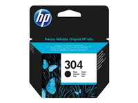 HP 304 - Svart - original - blekkpatron - for AMP 130; Deskjet 26XX, 37XX; ENVY 50XX N9K06AE#UUS