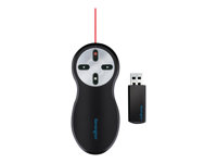 Kensington Si600 Wireless Presenter with Laser Pointer - Presentasjonsfjernstyring - 4 knapper - RF - svart 33374EU