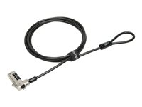Kensington N17 Serialized Combination Cable Lock for Dell Devices with Wedge Slots - 25 Pack - Sikkerhetskabellås (en pakke 25) K68010EU