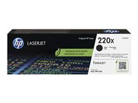 HP 220X - Høy ytelse - svart - original - LaserJet - boks - tonerpatron (W2200X) - for Color LaserJet 4302fdwe; Color LaserJet Pro 4202dn, 4202dw, 4202dwe, 4302dw, 4302dwe W2200X