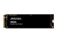 Micron 2500 - SSD - kryptert - 512 GB - intern - M.2 2280 - PCIe 4.0 (NVMe) - 256-bit AES MTFDKBA512QGN-1BN1AABYYT