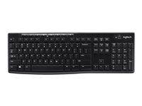 Logitech Wireless Keyboard K270 - Tastatur - trådløs - 2.4 GHz - Nordisk 920-003735