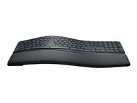 Logitech ERGO K860 - Tastatur - trådløs - 2.4 GHz, Bluetooth 5.0 - Pan Nordic 920-009168