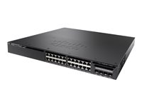 Cisco Catalyst 3650-24TS-E - Switch - L3 - Styrt - 24 x 10/100/1000 + 4 x SFP - stasjonær, rackmonterbar WS-C3650-24TS-E