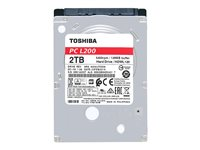 Toshiba L200 Laptop PC - Harddisk - 2 TB - intern - 2.5" - SATA 6Gb/s - 5400 rpm - buffer: 128 MB HDWL120UZSVA