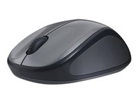 Logitech M235 - Mus - høyrehendt - optisk - trådløs - 2.4 GHz - USB trådløs mottaker - grå 910-002201