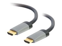 C2G 10m (32.8ft) HDMI Cable with Ethernet - High Speed In-Wall Rated - M/M - HDMI-kabel med Ethernet - HDMI hann til HDMI hann - 10 m - skjermet - svart 42526