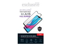 Insmat Exclusive - Skjermbeskyttelse for mobiltelefon - full skjerm - 2.5D - glass - rammefarge svart - for Google Pixel 9 861-1554